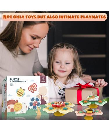 Welan Saugnapf Baby Toy Set - 3 Funny Sensory Water Toys for Infants - Bath Tub Toys (1 Year+) - Butterflies Bees & Snails - Buy Online on GoSupps.com