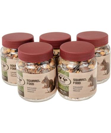 Buy SIDCO Squirrel Food 1000g - Peanut Butter Nuts Feed Mix Refill Jar (Pack of 5) - International Shipping Available - Buy Online on GoSupps.com