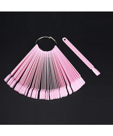 50 Pcs Nail Tip Stick Set - Manicure Polishing Gel Display Tool for DIY Nail Art - Perfect for Practice & Design - Buy Online on GoSupps.com