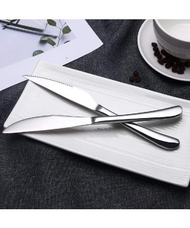 Stainless Steel Cutlery Thickened Western Steak Cutlery Set Tableware Supplies Stainless Steel Cutlery Silver - Buy Online on GoSupps.com