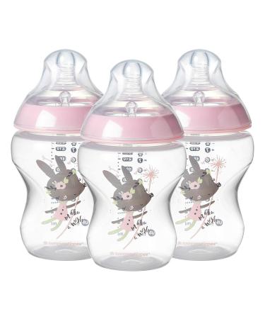 Tommee Tippee Closer to Nature Newborn Feeding Starter Set - Pink Bunnies | Baby Girl Essentials - Buy Online on GoSupps.com