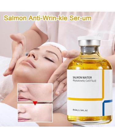 Antiwrinkle facial serum 50 ml salmon facial serum strengthens barrier function of face and body for facial care - Buy Online on GoSupps.com