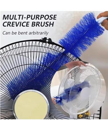 2Pcs Flexible Fan Dusting Brush(Non-Disassembly Cleaning) Bendable Dusting Brush for Electric Fan Multifunctional Cleaning Brushes for Household Use - Buy Online on GoSupps.com