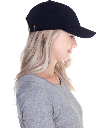 AZTRONA Classic Black Baseball Cap for Men and Women | Dad Hat - Buy Online on GoSupps.com