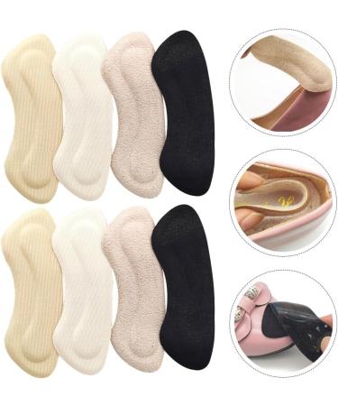 FOMIYES 4 Pairs Anti-Wear Heel Stickers - Reusable Self-Adhesive Cushions for High Heels | Durable Half Size Pads - Buy Online on GoSupps.com