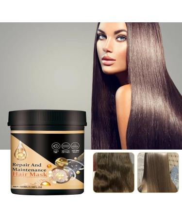 STRAIGHT Nourishing and repairing hair mask 100 ml hair mask for indepth repair moisturizing and restorative leavein conditioner cream moisturizing hair mask for dry and durable hair - Buy Online on GoSupps.com