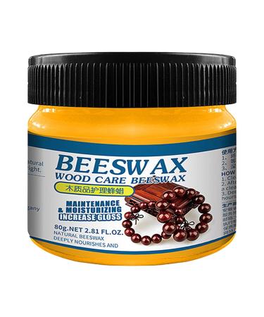 Beeswax Furniture Polish | Furniture Polish Seasoning Natural Beewax Traditional Wood Wax Multipurpose Beeswax Furniture Polish for Wood Polish Furniture Care Liangyan