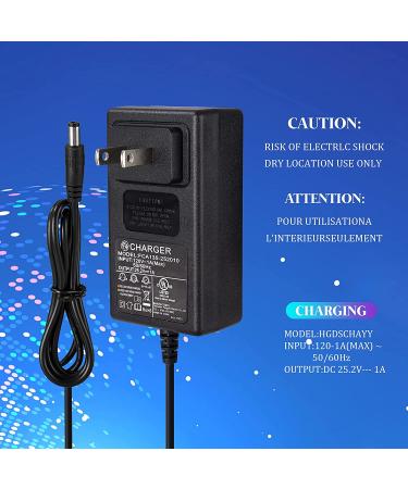 24V Massage Gun Charger AC/DC Adapter | Universal Power Supply for Muscle Deep Tissue Massagers - Buy Online on GoSupps.com