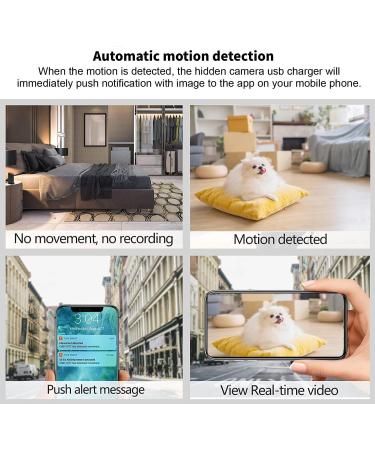 Musoumars Hidden Camera Detector USB Charger Video Recorder WiFi USB Hub 1080P HD Wireless Security Cameras Indoor Nanny Cam with Motion Detection for Home Office Video - Buy Online on GoSupps.com