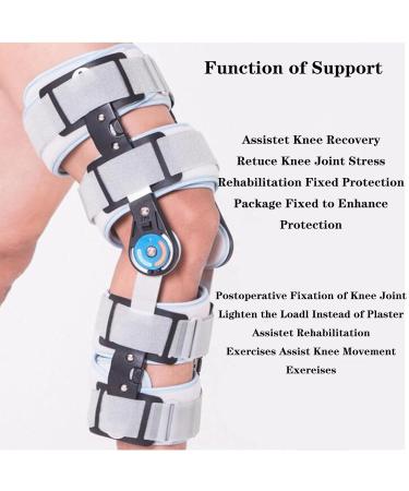 SFKLYU Unloader Knee Brace - Hinged Knee Immobilizer & Adjustable Support for Orthopedic Rehab Meniscus Tear Recovery - Buy Online on GoSupps.com