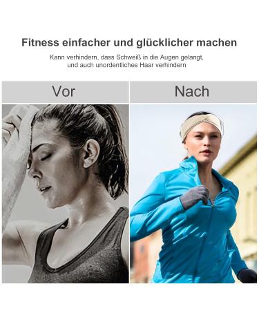 VEGCOO Women's Winter Hairband | 6-Piece Wide Twisted Elastic Headbands | Sports & Yoga Hairbands for Women & Girls - Buy Online on GoSupps.com