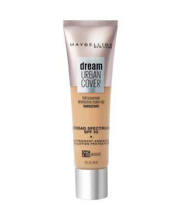 Maybelline Dream Urban Cover Flawless Coverage Foundation Makeup SPF 50 - Almond