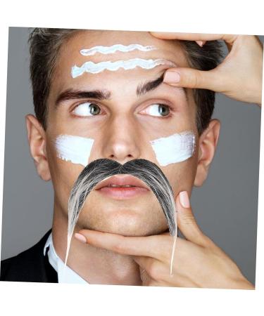 LIFKOME Realistic Beard for Adult Fake Mustache and Beard Fake Beards Costume Adhesive Mustaches False Beard Halloween Fake Beards False Facial Hair Simulated Mustache Lifelike Beard Cloth 12x11cm As Shown - Buy Online on GoSupps.com
