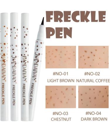 Freckle Pen Waterproof Long-Lasting Soft Spot Makeup - Natrual Coffee #02 - Buy Online on GoSupps.com