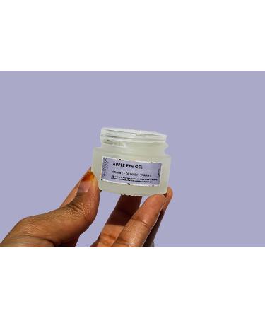 Apple Eye Gel - Plantbased Hydrating Eye Gel for Under & Around Puffy Eyes Dark Circles Eye Bags Crows Feet and Wrinkles Vitamin C - Vitamin E Collagen - Anti Ageing Eye Gel - Buy Online on GoSupps.com