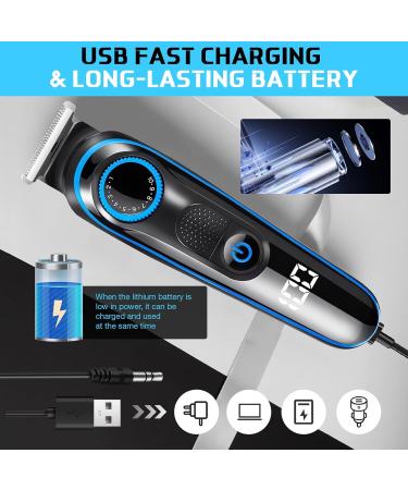 BelonLink Professional Hair Trimmer 5-in-1 Beard Trimmer and Hair Trimmer with Length Settings Hair Trimmer Rechargeable LED Display Gift Man for Face Head Body Hair - Buy Online on GoSupps.com