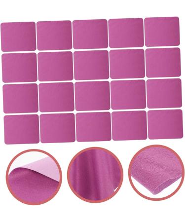 20pcs Purple Glasses Cleaning Cloth - Premium Electronics & Lens Wipes for Glasses TV & Screens - 18x15cm Fiber Cloth - Buy Online on GoSupps.com