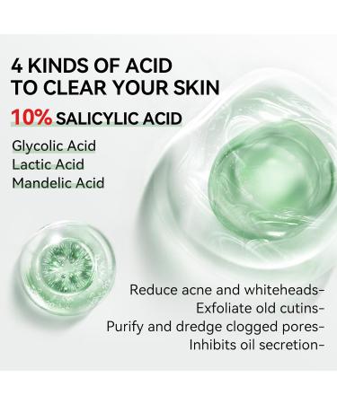 Buy 10% Salicylic Acid Serum - Acne Treatment Minimize Pores & Redness Relief for Sensitive Skin - 30ml - Buy Online on GoSupps.com