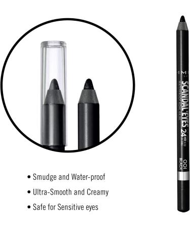 Rimmel London Scandal'Eyes Waterproof Kohl Kajal Eyeliner - 007 Purple, 30ml - Buy Online on GoSupps.com