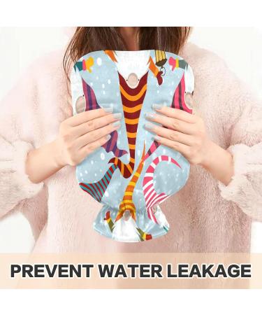Funny Hot Water Bottle with Soft Fleece Cover | 2L Hot Water Bag for Hot & Cold Compresses - Perfect for Cozy Comfort - Buy Online on GoSupps.com