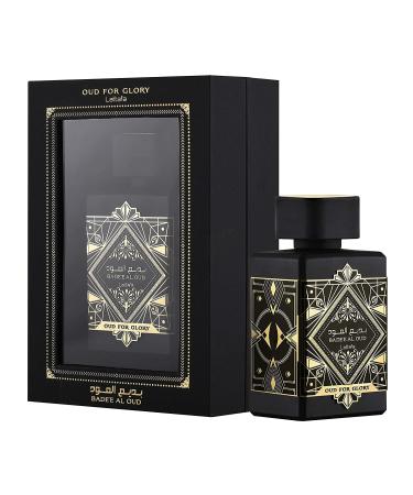Badee Al Oud for Glory EDP-100ml(3.4 oz) I Bold and Rich Oud Fragrance I Sandalwood, Musk and Vanilla Notes I Signature Arabian Perfumery I by Lattafa Perfumes - Buy Online on GoSupps.com