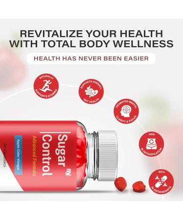 BLUE VIBE Sugar Control Keto Gummies Sugar Control Advanced Natural Keto Support Formula Gummies SugarControl Keto Apple Cider Vinegar & Overall Health Support Supplement (2 Pack - 120 Gummies) - Buy Online on GoSupps.com