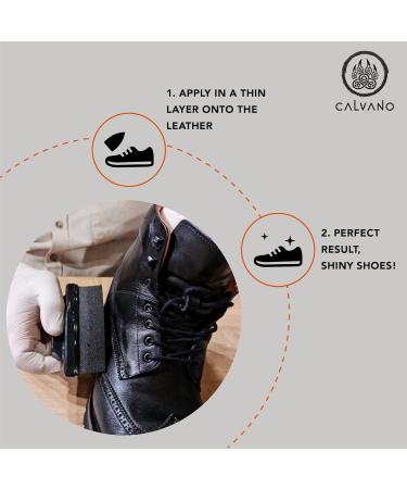Calvano Blink Shoe Shining Sponge | Suitable Instantly Shining for Shoes Bags Boot and Any Leather Surfaces (1 (Single Pack)) - Buy Online on GoSupps.com