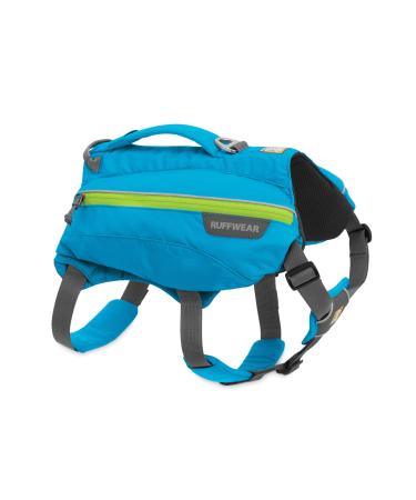 Luffwear drinking bag for dogs including 2 x 600 ml water bottle medium -sized dog breeds size adjustable size: M blue (blue dusk) single tract pack blue M