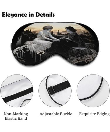 Light Blocking Sleep Mask for Women | Adjustable Eye Cover for Ultimate Sleep Comfort - Buy Online on GoSupps.com