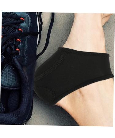 Didiseaon Heel Warmers | Comfortable Achilles Cushion & Support - Thermal Fabric Socks for Men & Women - Breathable Black Heel Sleeves (2 Pairs - Buy Online on GoSupps.com