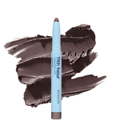 ALLEYOOP 11th Hour Cream Eye Shadow Sticks - Espresso Self (Matte) - Award-winning Eyeshadow Stick - Smudge-Proof and Crease Proof for Over 11 Hours - Easy-To-Apply and Compact for Travel  0.05 Oz