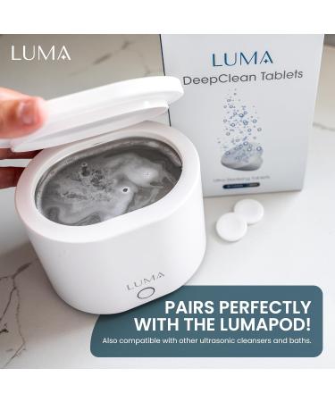 DeepClean Tablets for LumaPod Retainer & Dental Appliance Cleaning Tablets Mint Formula Compatible with Ultrasonic Cleaners For Retainers, Aligners, Dentures & Mouth Guards 30 Count - Buy Online on GoSupps.com