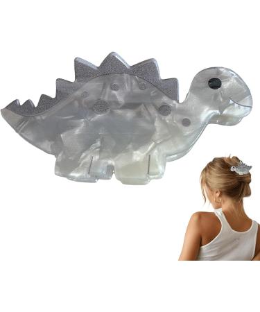 Acrylic Dinosaur Hair Clip | Funny Dinosaurs Hair Clips Headdress Styling Tools Strong Hold Hair Accessories Nonslip Acrylic For Any Hair Type And Style Gray - Buy Online on GoSupps.com