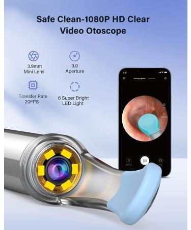 BEABIRD Ear Cleaner Camera - 1080P FHD Wireless Wi-Fi Earwax Removal Kit - IP67 Waterproof Ear Camera - Compatible with iPhone, iPad, and Android - Black - Buy Online on GoSupps.com