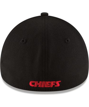New Era NFL Kansas City Chiefs 39THIRTY Flex Fit Hat - Black | Medium-Large - Buy Online on GoSupps.com