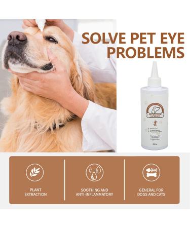 237ml Dogs and Cats Eye Cleaner Pet Eye Care Dogs Eye Rinse Liquid for Cleanse Irritated Eyes - Buy Online on GoSupps.com