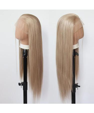 Tawarm Honeyblond Light Brown Synthetic Lace Front Wig for Black Women - Long Smooth Hair Natural Middle Part Perfect for Cosplay & Everyday Use | 33x7.6 cm Hand-Bound - Buy Online on GoSupps.com