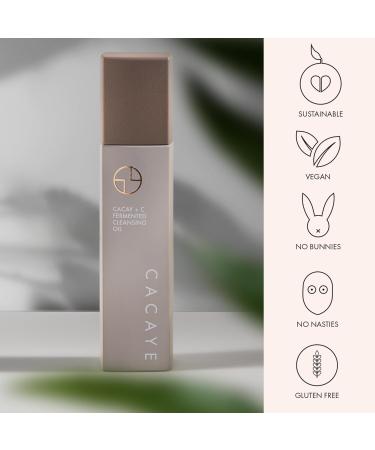 Buy CACAYE 3-in-1 Makeup Cleansing Oil - Anti-Aging Facial Cleanser with CaCay Oil & Vitamin C for All Skin Types | 2.5 Oz - Buy Online on GoSupps.com