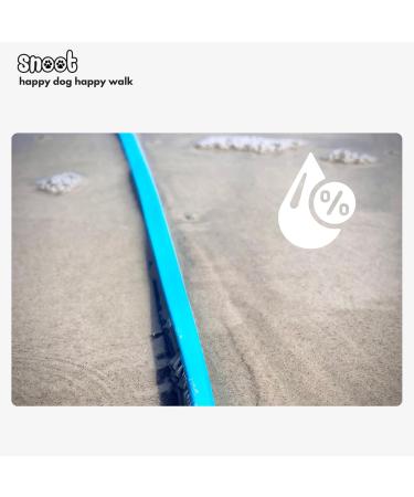 5m Strong Dog Towline Leash | Cyan-Blue | 2 Carabiners & D-Ring | Durable Water & Dirt Repellent - Buy Online on GoSupps.com