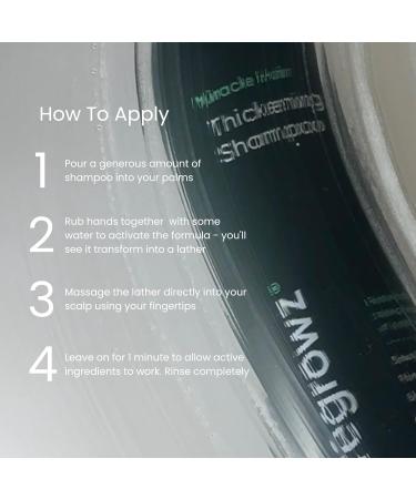 Regrowz Shampooing paississant pour cheveux au palmier nain beurre de karit biotine noix de coco argon huile de romarin bio et v g talien 225 ml 225 ml (Lot de 1) - Buy Online on GoSupps.com