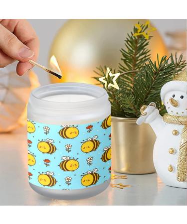 Buy Vanilla Candles | Scented 7 oz Aromatherapy Jar Candles | Long Lasting Gift Set for Women | Perfect Birthday Gifts | Cute Funny Bee Design - Buy Online on GoSupps.com