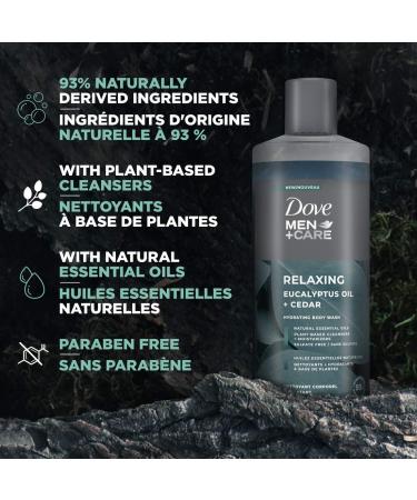 Dove Men+Care Eucalyptus Cedar Body Wash for Men - 18 oz - Buy Online on GoSupps.com
