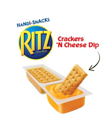 Handi-Snacks RITZ Crackers 'N Cheesy Dip Snack Packs - 72 Total Packs | 12 Boxes - Buy Online on GoSupps.com