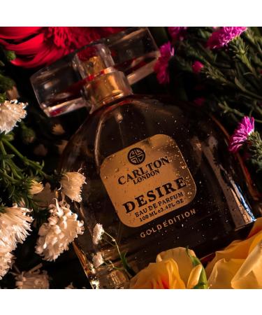 Carlt.on Lon.don Women Limited Edition Desire Eau De Parfum Liquid- 100 Ml | Citrus And Floral | Premium Long Lasting Luxury Fragrance | Skin Friendly | Date Night Perfume - Buy Online on GoSupps.com