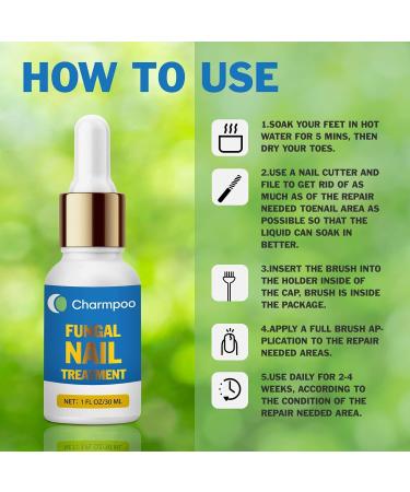 Fungal Nail Treatment - Natural Antifungal Solution for Toe Fungus - 1oz/30ml - Buy Online on GoSupps.com