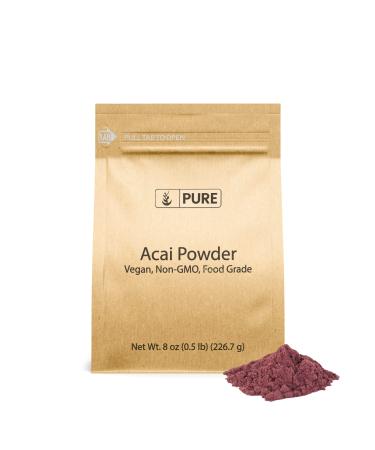 Acai Berry Powder (8 oz) Superfood, Vegan, Non-GMO, Gluten-Free - Buy Online on GoSupps.com