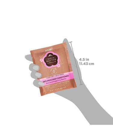 HASK Shea Butter Moisturizing Deep Conditioner Treatments - Pack of 12 (1.75 oz each) | Color Safe, Gluten Free, Sulfate Free, Paraben Free - Buy Online on GoSupps.com