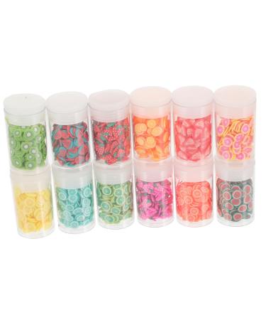 Beatifufu Nail Art Nail Art Decorations - 12 Boxes of Fruit Slices in Multiple Shapes