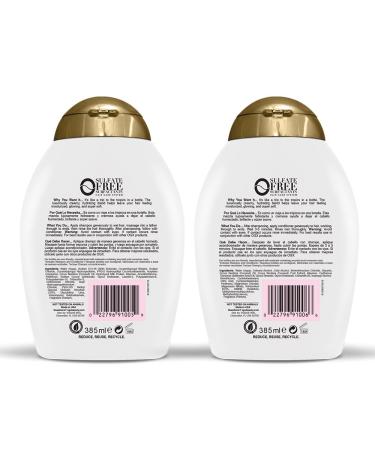 OGX Nourishing Coconut Milk Shampoo & Conditioner Set 13 Fl Oz (Pack of 2) - Packaging May Vary - Buy Online on GoSupps.com
