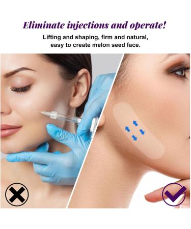 Facial Lifting Tape Reduce Double Chin Wrinkle Removal V Shape Instant Face Lifting Sticker for Firming and Rejuvenating Skincare Needs - Buy Online on GoSupps.com